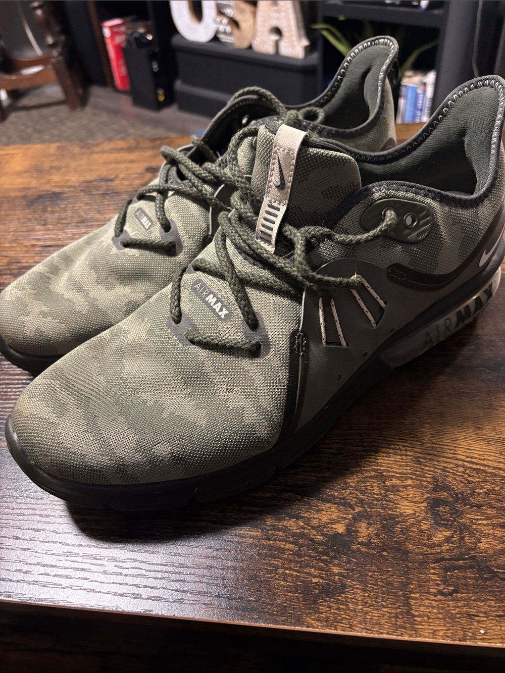 Nike Air Max Sequent 3 Men’s camo Low-Top Sneakers